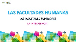 LAS FACULTADES SUPERIORES PARTE II LA INTELIGENCIA [upl. by Ahcatan923]