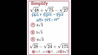 How to simplify Surds [upl. by Evoy109]