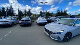 Looking for a Fuel Efficient vehicle with warranty 2021 Elantra Hybrid Ultimate package [upl. by Hong]