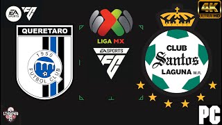 QUERETARO VS SANTOS  LIGA MX FC 24 [upl. by Orazio]