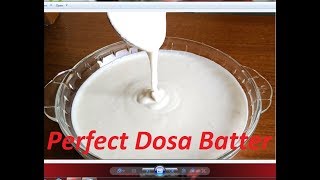 Dosa batter recipessouth indian dosa batter at homeidli batter by Raks Food Diaries [upl. by Warram]