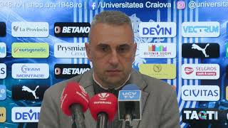 Ivaylo Petev ”Arbitrul ia ajutat pe adversari la primul gol” [upl. by Ahtrim194]