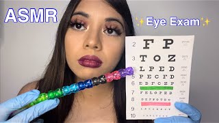 asmr relaxing eye exam roleplay [upl. by Daahsar]