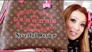 Louis Vuitton Neverfull Review GM IKAT SUMMER 2013 COLLECTION [upl. by Rodolph]