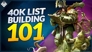 How To Make a Warhammer 40k Army List in 10th Edition  Ultimate Beginners Guide [upl. by Guerin]