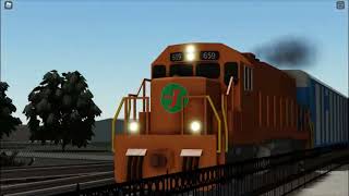 Roblox Ro scale CN Holly sub Railfanning Durand [upl. by Island682]