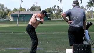 Retief Gooson Golf Swing In Slow Motion [upl. by Oilasor]