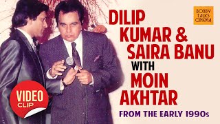 Rare Interview of Dilip Kumar and Saira Banu with Moin Akhtar  Bollywood Old Videos  Rare Videos [upl. by Nahum]