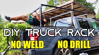 How to Build a TRUCK RACK  DIY  Made From Unistrut [upl. by Aicilegna]