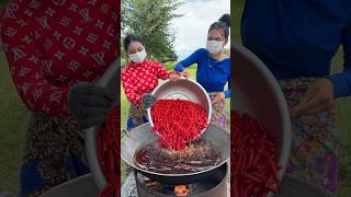 How to cook chili sauce recipe shortvideo shorts food recipe cooking [upl. by Elrebmik]