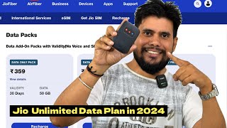 JioFi Best New Updated Unlimited Data Plan of 2024 without Daily Limit  amtvpro jio [upl. by Gaskill294]