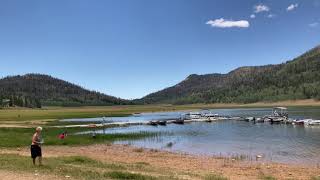 Unmarked Chinook Helicopter Low Flyover  Navajo Lake [upl. by Jb]