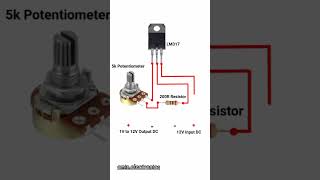 LM317 Voltage regulator circuit diagram explore electronicscircuit electronic [upl. by Tye]