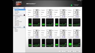 AMD OverDrive with FX8350 48 GHz [upl. by Enitnemelc]