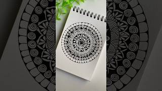 How to draw Mandala for Beginners  mandala art  stepbystep trending youtubeshorts mandala art [upl. by Monsour]