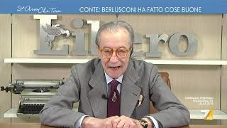 Berlusconi Myrta Merlino a Vittorio Feltri quotConte ha detto che ha fatto anche cose buone una [upl. by Hedve705]