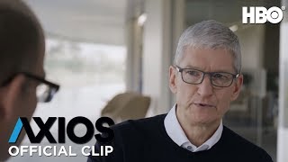 Apple CEO Tim Cook on Silicon Valleys MaleDominated Culture  AXIOS on HBO [upl. by Ecyla163]