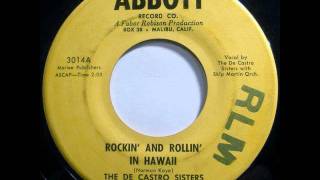 De Castro Sisters  Rockin And Rollin In Hawaii 1955 [upl. by Renelle]