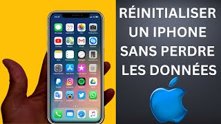 Comment réinitialiser un iPhone sans perdre ses données [upl. by Aminta269]