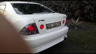 Toyota Altezza RS200 3sge dual beams Exhaust sound [upl. by Milissent382]