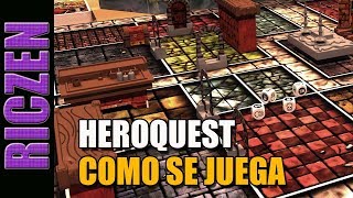 HEROQUEST COMO se JUEGA│GUÍA BÁSICA [upl. by Yorgen]