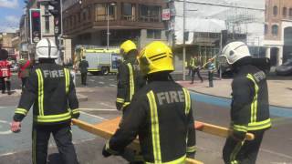 London Fire Brigade 150th anniversary parade [upl. by Kcir]