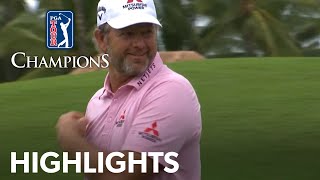 Retief Goosen’s Round 1 highlights from the Mitsubishi Electric Championship [upl. by Airtemad643]