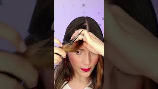 CÓMO cortar✂️ el FLEQUILLO DESFILADO en casa 💇‍♀️ [upl. by Nahamas]