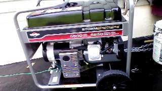 Briggs and Stratton generator 5500 [upl. by Norad]