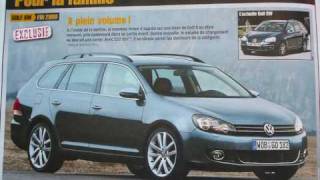 THE NEW VOLKSWAGEN GOLF VARIANT 2009 [upl. by Illak]