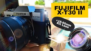 FUJIFILM XT30 II 1855mm Kit Lens UNBOXING Sample Photos [upl. by Boehike]