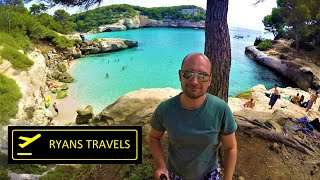 Menorca Beaches Cala Galdana amp Cala Mitjana Ryans Travels [upl. by Oilasor]