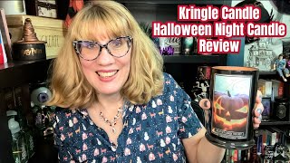 Kringle Candle Halloween Night Candle Review [upl. by Epstein]