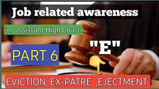 Job related awareness  Court terms jr assistant high court jampk  part 6 [upl. by Ingaborg]