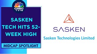 Sasken Tech Hits 52Week High Following Its TieUp With Qualcomm Through IoT Accelerator Program [upl. by Normandy392]