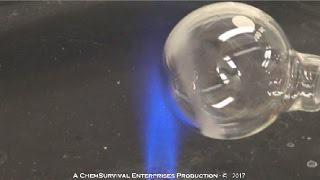 Flame Drying Glassware Explanation and Demonstration [upl. by Benisch]