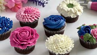 Struggling with buttercream flowers Tips to pipe perfect buttercream flowers  ZIBAKERIZ [upl. by Nylac311]