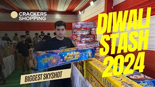 Diwali Crackers shopping 2024 🔥🎇  PART ONE  Biggest skyshot  Unique fireworks  Vlog [upl. by Prochoras99]