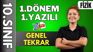 10sınıf fizik 1dönem 1yazılıya hazırlık  GENEL TEKRAR KONU ANLATIMI  2024 2025 📂PDF [upl. by Enilram174]