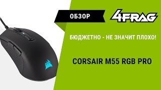 Обзор Corsair M55 RGB Pro  Бюджетный НЕ аутсайдер [upl. by Vinna]