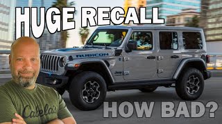 Huge Jeep Wrangler Recall  How Bad Is It [upl. by Latea124]