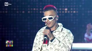 SFERA EBBASTA  LIVE  PRIMO MAGGIO ROMA 1M2018 [upl. by Anitneuq314]