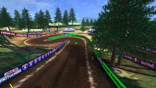 Washougal Motocross Animated Track Map Dynamic Cam [upl. by Liana843]