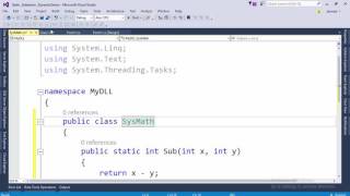 30 Create DLL in CSharp Arabic [upl. by Atener687]