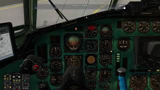 UWSGULLI XP11 Tu154B2 VATSIM [upl. by Nylhtiak]