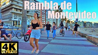 🇺🇾Rambla de Montevideo Walking Tour 4K Uruguay [upl. by Asilanna778]