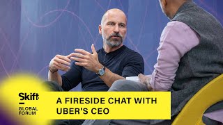 Uber CEO Dara Khosrowshahi at Skift Global Forum 2023 [upl. by Nnylaehs]