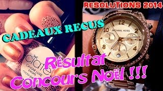 Cadeaux de Noël  Résolutions  Resultat Concours MakeUpStation [upl. by Doralynn545]