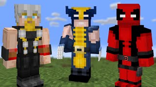 I remade every mob into Superheroes in Minecraft [upl. by Selyn]