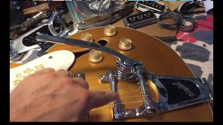 Bigsby B7 to B3 conversion Gibson  Chibson upgrade  modification by Link Rayford [upl. by Donatelli846]